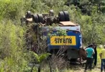 Morre 1ª vítima de acidente com ônibus irregular a serviço da Cutrale