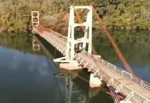 Reformada, Ponte Pênsil de Ribeirão Claro (PR) é liberada ao público