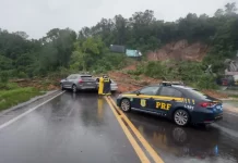 Estradas gaúchas tem vários bloqueios após temporal