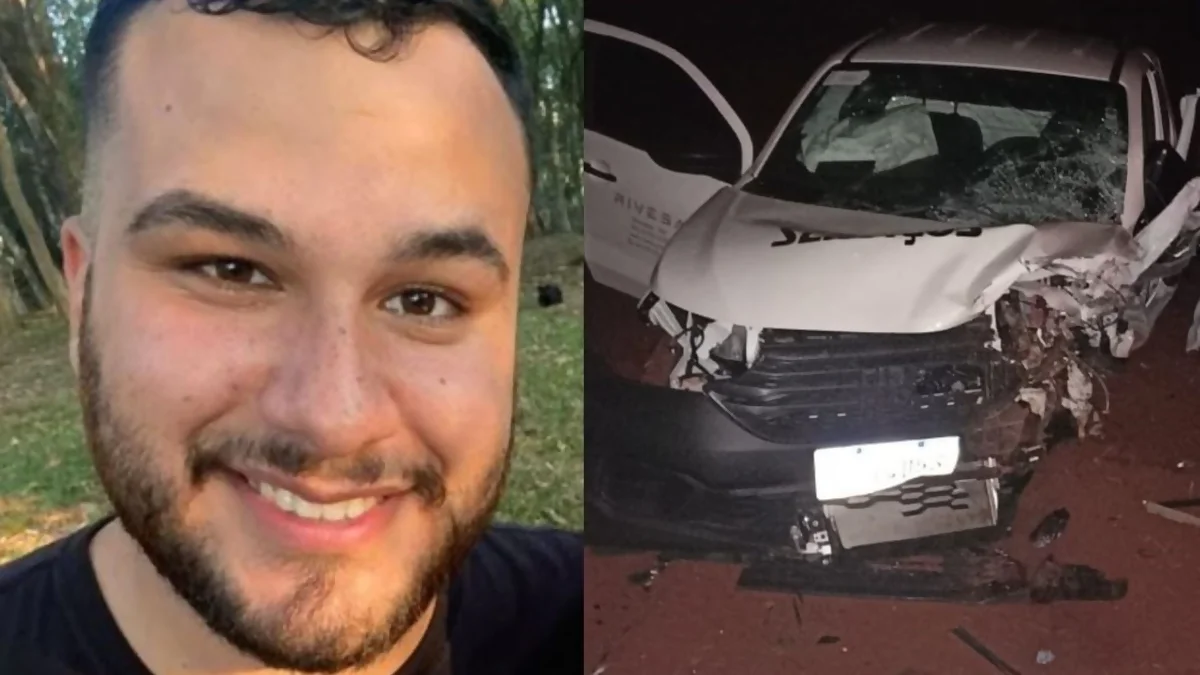 Colisão entre picapes mata jovem na BR-376, em Ivinhema (MS) Colisão entre picapes mata jovem na BR-376, em Ivinhema (MS)