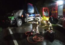 Caminhoneiro morre após capotar veículo na ERS-332, em Encantado (RS)