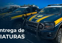 Fiscalização de rodovias federais no Paraná recebe novas viaturas
