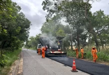 Três rodovias estaduais da região Central de Minas recebem novo asfalto