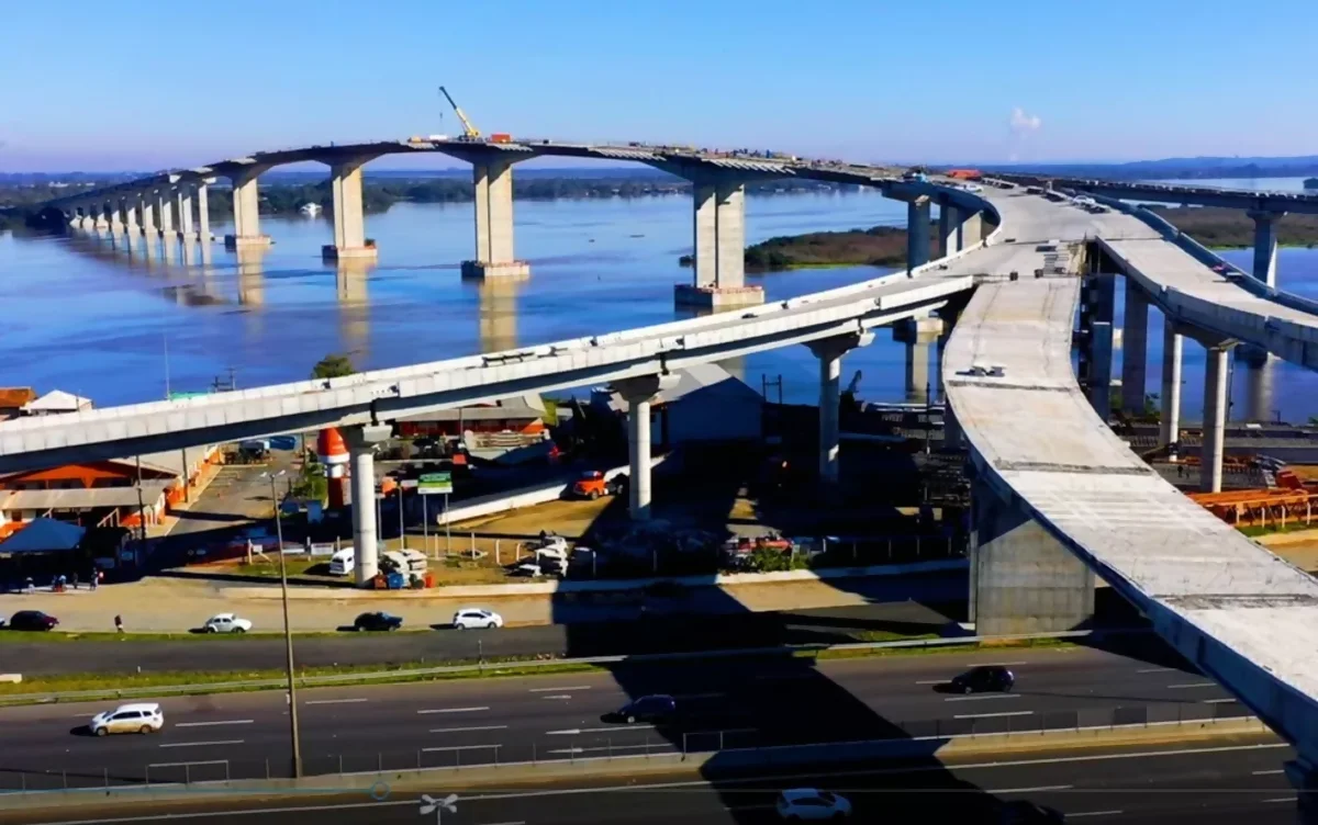 Nova Ponte do Guaíba, no RS, está interditada nesta sexta-feira (1º/12)