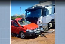 Acidente entre carro e carreta na BR-285 mata casal, em São Luiz Gonzaga (RS)