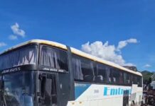 Ônibus da Emtram perde freio e tem R$ 18 mil de multas por excesso de peso