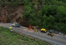 Rodovia Chapada-Cuiabá, em MT, é novamente interditada ao tráfego