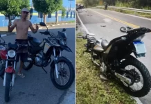 Motoqueiro morre após bater com carro na Estrada da Barra, em Iguape (SP)