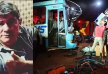 Morre o motorista de ônibus da colisão na MS-164; é a segunda vítima fatal