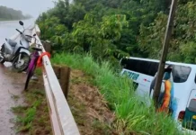 VÍDEO: Ônibus da Eucatur com 83 multas cai em igarapé na BR-319/RO
