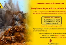 Nova etapa de detonação de rochas bloqueia BR-386, em Soledade (RS)