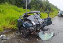 Casal e filho de 6 anos morrem em acidente na BR-277, no Paraná Casal e filho de 6 anos morrem em acidente na BR-277, no Paraná