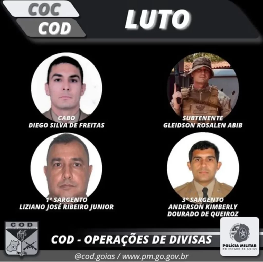 VÍDEO: Acidente deixa 4 policiais militares mortos na BR-364, em Caçu (GO)