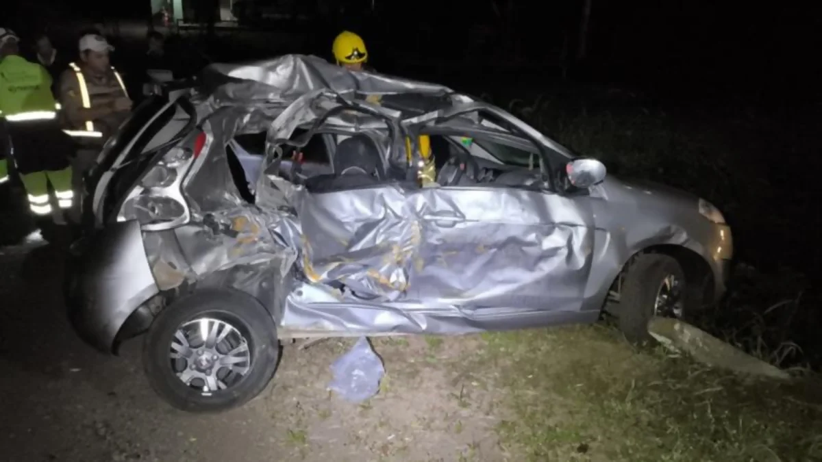 Casal morre após colisão entre ônibus e carro na RSC-287, no RS