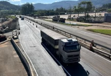 Liberada mais uma faixa na BR-386, em Marques de Souza (RS) Liberada mais uma faixa na BR-386, em Marques de Souza (RS)