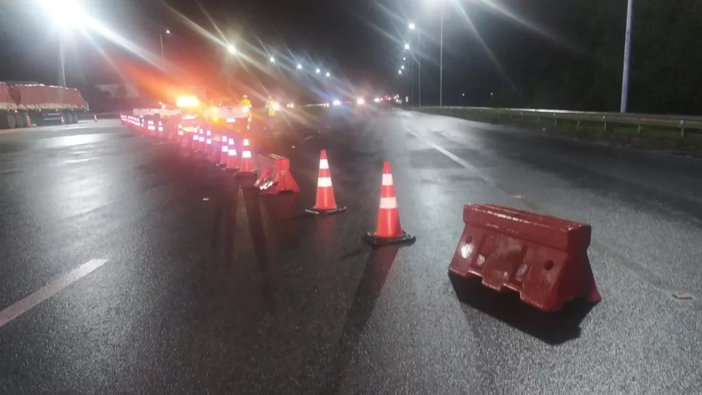 BR-101/SC na altura do km 403 está com tráfego desviado