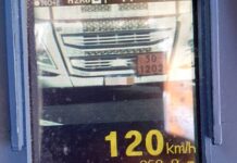 PRF flagra carreta transportando produto inflamável a 120 km/h, na Dutra (BR-116)