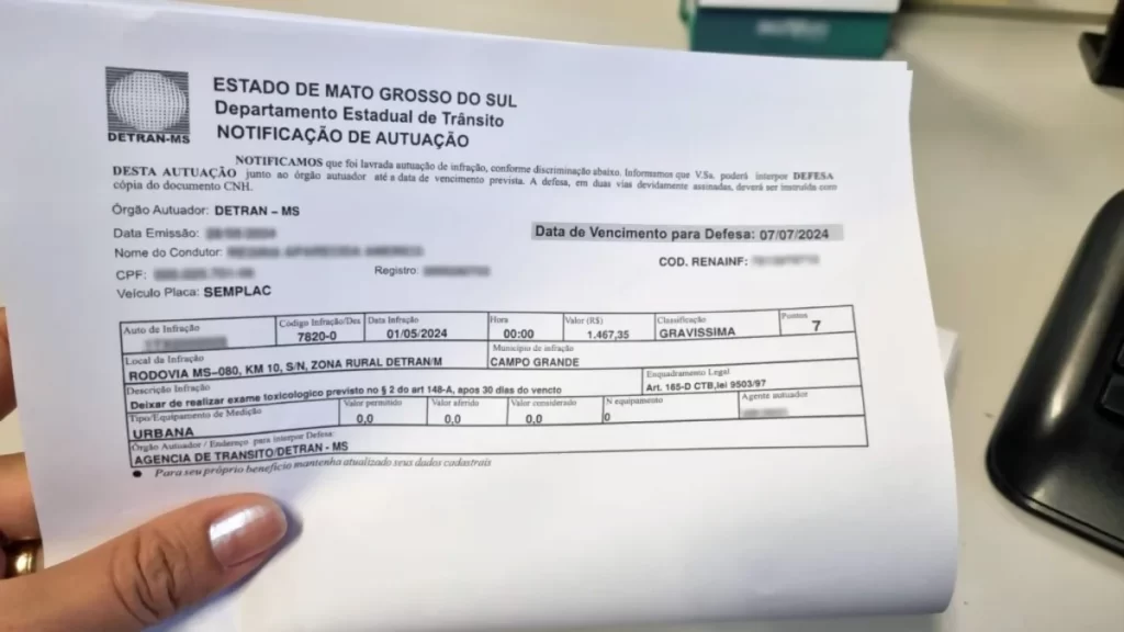 Mais de 20 mil motoristas sem renovação do exame toxicológico estão sendo notificados