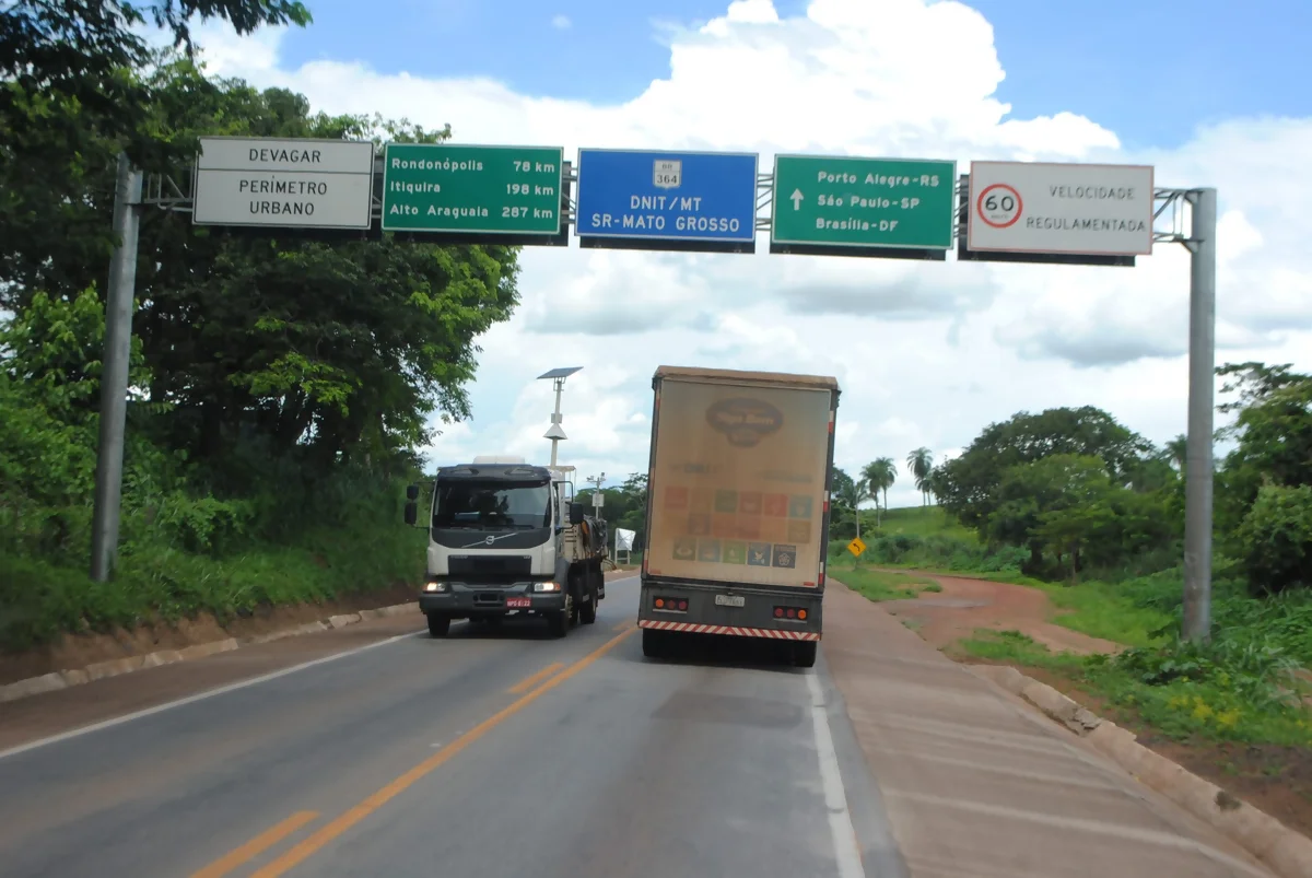 Projeto de licitação das rodovias BR-060/364/GO e BR-364/MT avança Projeto de licitação das rodovias BR-060/364/GO e BR-364/MT avança