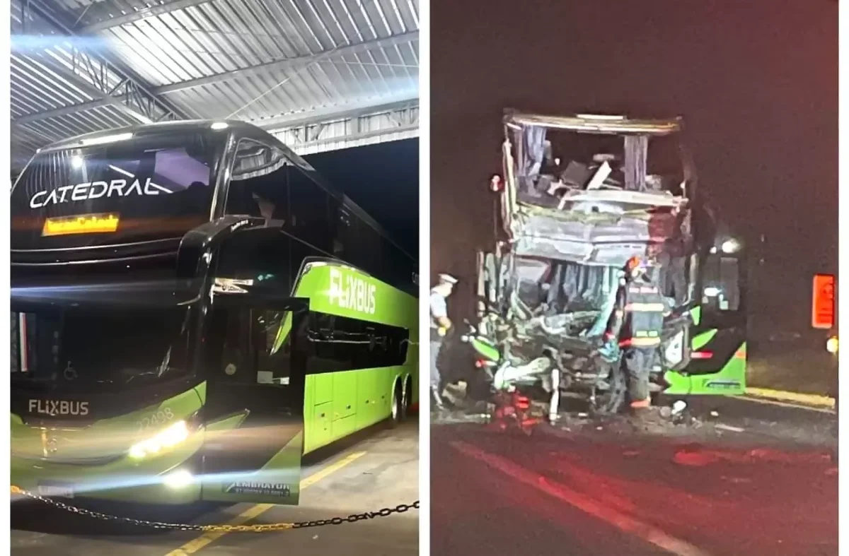 Motorista de ônibus morre em colisão na Via Anhanguera, em Cravinhos (SP)