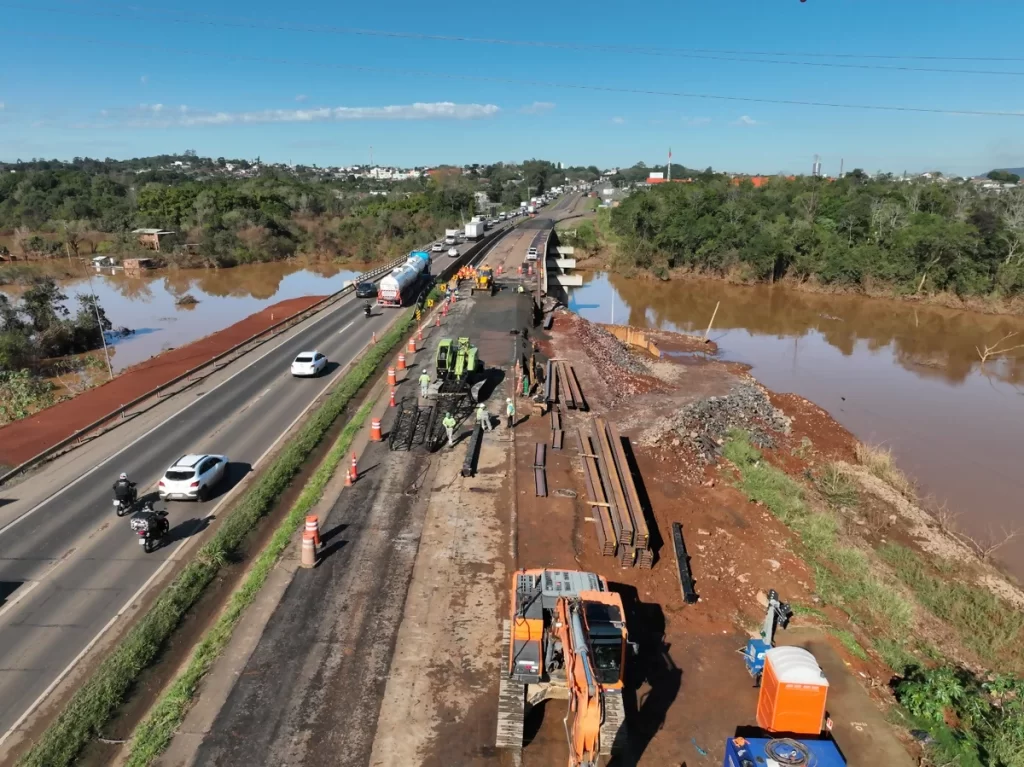 Liberado o tráfego nas pontes sobre o Arroio Boa Vista na BR-386/RS