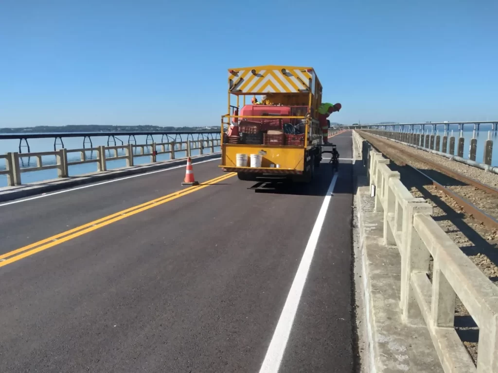 Finalizadas as obras de reforço na Ponte Cabeçuda na BR-101/SC, em Laguna
