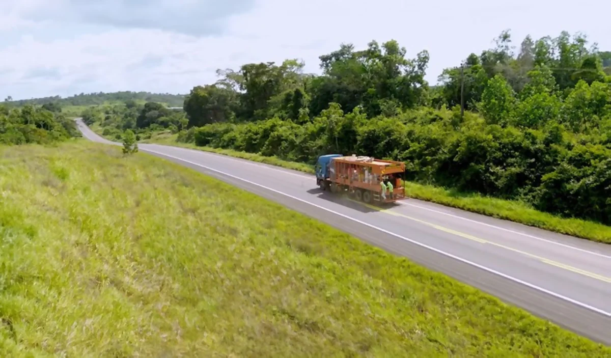 BR-163/PA é revitalizada em trecho de 111 quilômetros, entre Santarém e Rurópolis BR-163/PA é revitalizada em trecho de 111 quilômetros, entre Santarém e Rurópolis