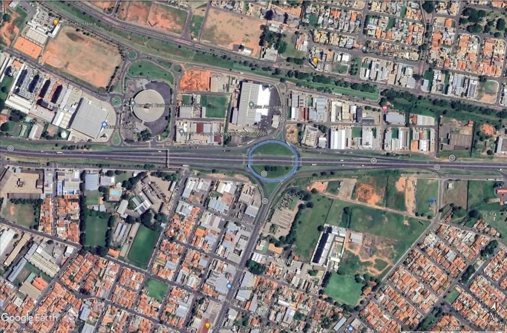 Serviços na Rodovia João Ribeiro de Barros alteram o tráfego, em Marília (SP)