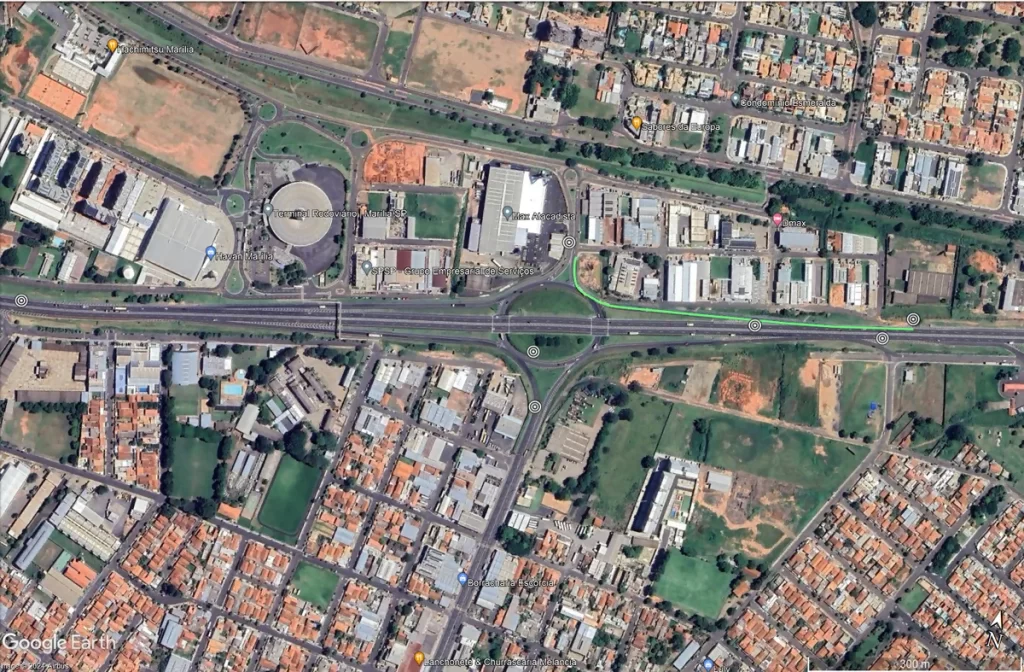 Serviços na Rodovia João Ribeiro de Barros alteram o tráfego, em Marília (SP)