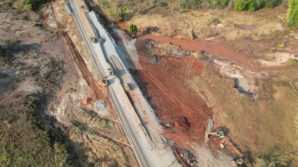 Obras em trecho de Jaraguari na BR-163/MS devem ser concluídas nos próximos dias