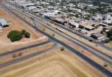 BR-163/MT terá desvios devido a obras de construção de viaduto, em Nova Mutum (MT) BR-163/MT terá desvios devido a obras de construção de viaduto, em Nova Mutum (MT)