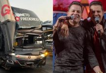 Cansaço do motorista e velocidade são apontados como causas do acidente com ônibus de João Neto e Frederico