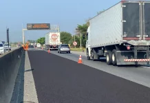 Via Dutra (BR-116) recebe obras de recuperação no Vale do Paraíba, em SP Via Dutra (BR-116) recebe obras de recuperação no Vale do Paraíba, em SP