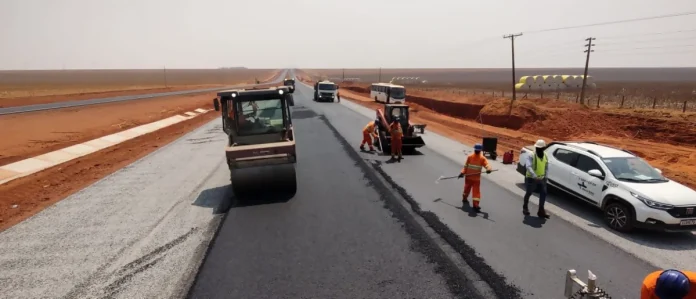 Obras na BR-163/MT alteram o tráfego em Diamantino e Nova Mutum