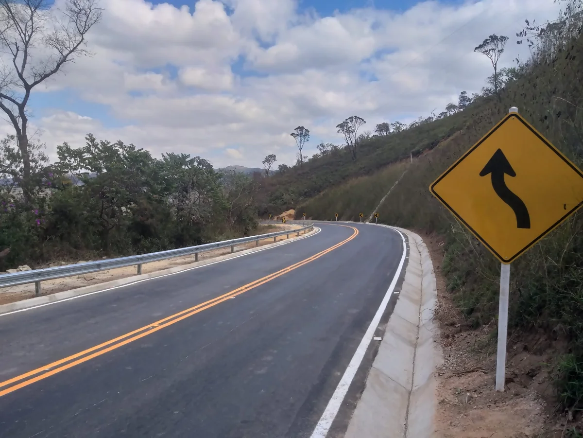 Finalizadas as obras de recuperação na MGC-262, em Minas Gerais