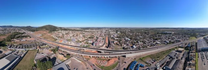 Liberado o tráfego de veículos em novo viaduto da Travessia Urbana de Santa Maria, no RS Liberado o tráfego de veículos em novo viaduto da Travessia Urbana de Santa Maria, no RS