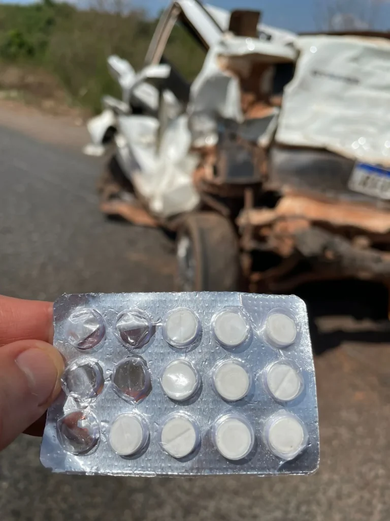Caminhoneiro drogado é preso após envolver-se em acidente na BR-010/MA, em Açailândia