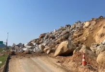 Mau tempo causa cancelamento de detonação prevista para esta quinta (5) na BR-101/SC Mau tempo causa cancelamento de detonação prevista para esta quinta-feira (5) na BR-101/SC, em Capivari de Baixo (SC)