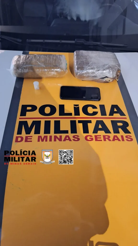 Menor é flagrada com drogas em ônibus de turismo na MGC-265, em Rio Pomba