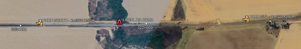 BR-414/GO ficará interditada até 10 de outubro para obras em ponte no km 322