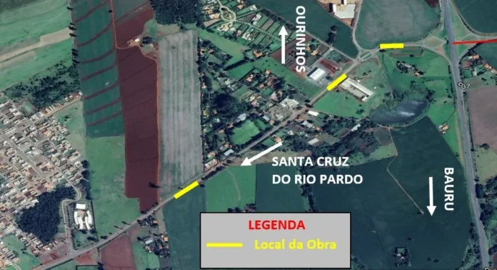 Obras interditam vicinal Plácido Lorenzeti, em Santa Cruz do Rio Pardo Obras interditam vicinal Plácido Lorenzeti, em Santa Cruz do Rio Pardo