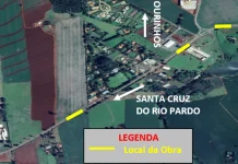 Obras interditam acesso à cidade de Santa Cruz do Rio Pardo (SP) Obras interditam acesso à cidade de Santa Cruz do Rio Pardo (SP)