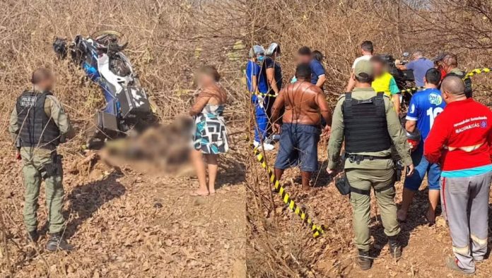 Casal morre em acidente de moto na PI-301, em Cocal