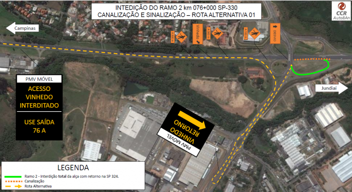 Obras e serviços na Via Anhanguera e Bandeirantes alteram o tráfego, nesta semana Obras e serviços na Via Anhanguera e Bandeirantes alteram o tráfego, nesta semana