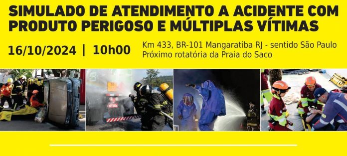 Rio-Santos terá simulado de acidente com produto perigoso na próxima quarta (16) Rio-Santos terá simulado de acidente com produto perigoso na próxima quarta (16)