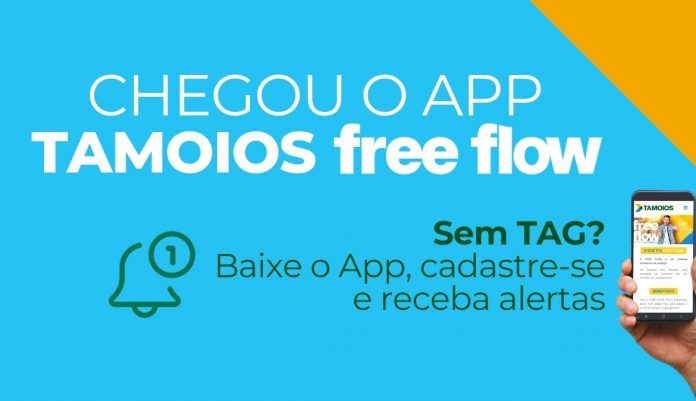 Usuários da Rodovia dos Tamoios (SP-099) contam agora com aplicativo para pagar tarifas do sistema free flow. Usuários da Rodovia dos Tamoios (SP-099) contam agora com aplicativo para pagar tarifas do sistema free flow.