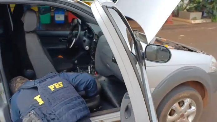 VÍDEO: Traficante é preso na BR-452/GO com carro roubado em Minas Gerais