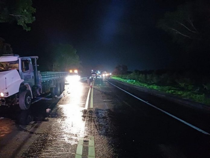 Casal morre em acidente na BR-153/GO, em Porangatu
