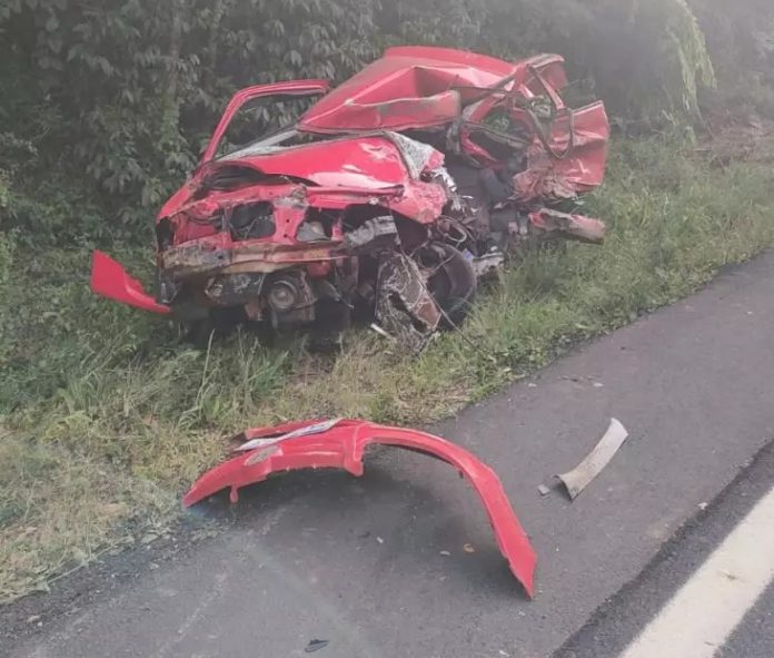 Motorista de ônibus morre em acidente com seu carro na BR-280/SC Motorista de ônibus morre em acidente com seu carro na BR-280/SC