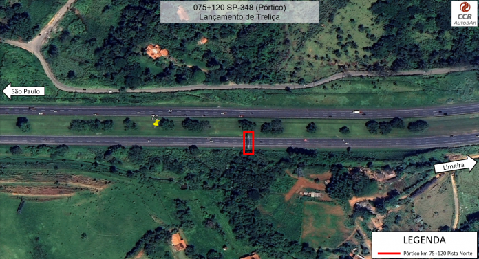 Rodovia dos Bandeirantes (SP-348) será interditada neste fim de semana Rodovia dos Bandeirantes (SP-348) será interditada neste fim de semana
